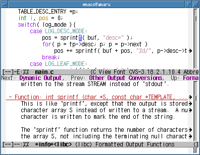 mode-info-describe-function の動作例